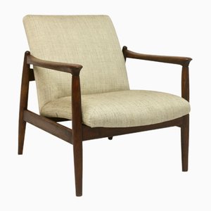 GFM-142 Beige Fabric Chair by Edmund Homa, 1960s