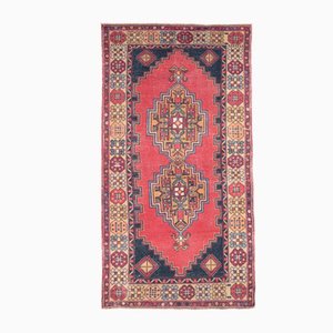 Tapis Vintage en Coton et Laine