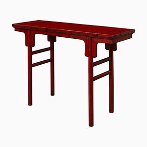 Antique Chinese Lacquered Wine Table