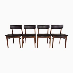 Vintage Danish Dining Chairs in Teak from Sax, 1960s, Set of 5
