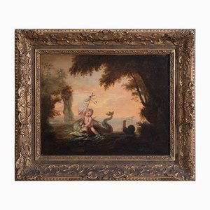 Scena allegorica, Francia, 1848, olio su tela, con cornice