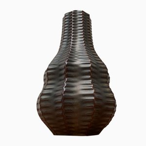 Brutalistische deutsche Vintage Kalebassenvase aus Keramik von Heinrich Fuchs für Luisenburg, 1970er