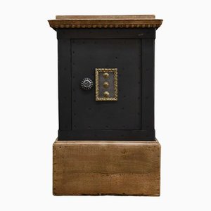 Antique Safe with a Key and 3-Letter Code