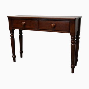 Victorian English Side Table in Oak, 1800s