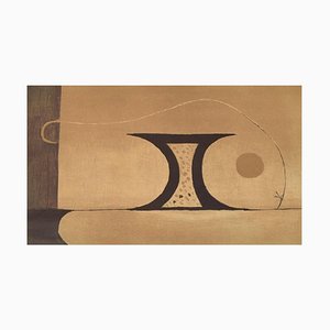Jean Piaubert, Composition Abstraite, 1960s, Lithographie Couleur