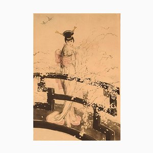 Louis Icart, Madame Butterfly, 1927, Etching on Paper