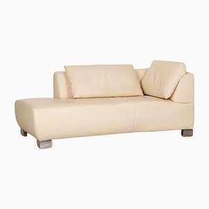 Cream Leather Volare Lounger from Koinor