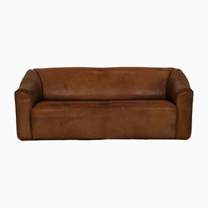 Brown Leather Ds 47 Three-Seater Sofa from de Sede