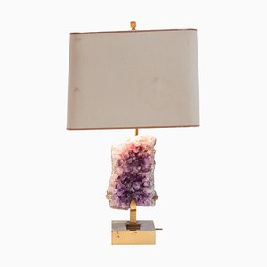 Amethyst Table Lamp by Willy Daro, Belgium, 1970s