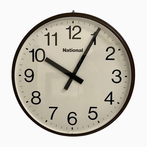 Large Industrial National Railway Clock