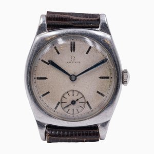 Silberne Armbanduhr von Omega, 1935