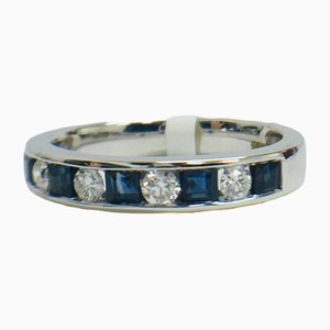 Sapphire & Diamond Eternity Ring