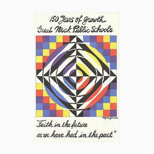 Alfred Jensen, 150 Years of Growth Great Neck Public Schools, 1965, Serigraph