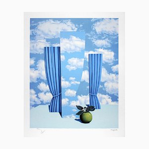 Nach René Magritte, The Beautiful World, Lithographie