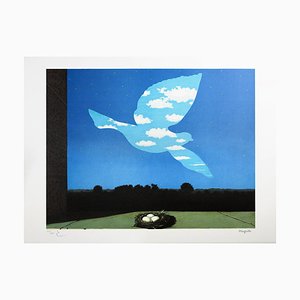 D'après René Magritte, Le Retour, Lithographie
