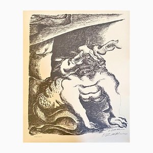 Ossip Zadkine, The Labors of Hercules, Cerberus, 1960, Lithographie