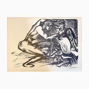 Ossip Zadkine, The Labors of Hercules, Fight With the Stymphalian Bird, Litografía