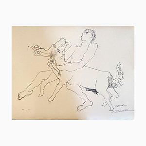 Ossip Zadkine, Le fatiche di Ercole, Il toro cretese, Litografia