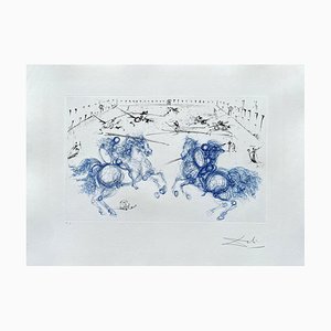 Salvador Dali, La vida es sueno, 1973, Grabado original