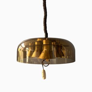 Mid-Century Space Age Pendant Light from Herda, 1970s