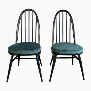 Mid-Century Ercol 365 Quaker Chairs, Set of 2
