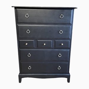 Stag Minstrel Chest of Drawers in Black