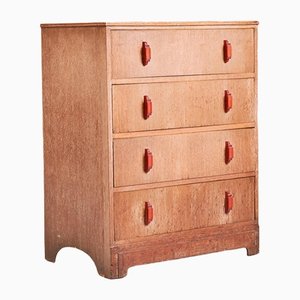 Vintage Art Deco Chest of 4 Drawers