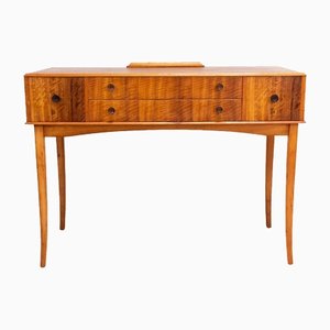 Vintage British CC41 Dressing Table in Lacewood
