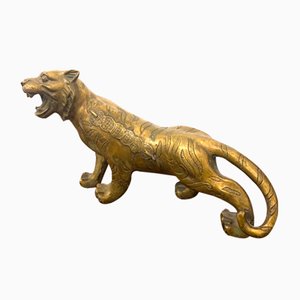 19th-Century Chinese Bronze Tiger