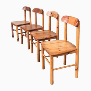 Danish Pine Chairs, 1975, Set of 4