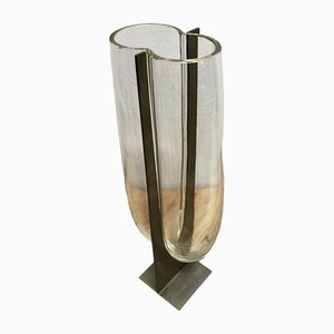 Murano Glass Vase by Carlo Nason for Mazzega, 1969