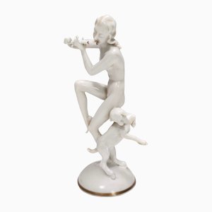 White Porcelain Osterfreude Decorative Item by Carl Werner for Hutschenreuther