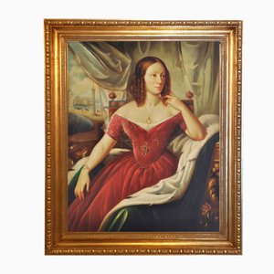 Portrait of a Lady, Venetian School, 2002, Oil on Canvas, Framed