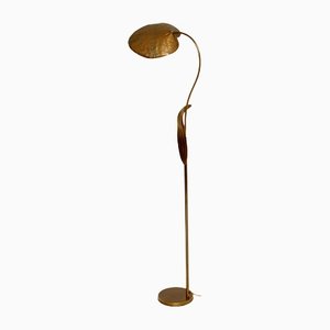 Vintage French Brass Floor Lamp, 1970s