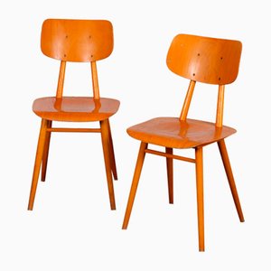 Osteuropäische Vintage Stühle, 1960er, 2er Set