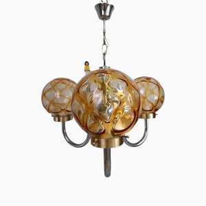 Vintage Pendant Lamp by Gaetano Sciolari for Mazzega