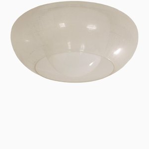Vintage Ceiling Lamp with Double Glass Shade from Brüne, 1960s