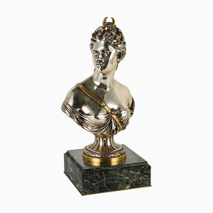 Jean Antoine Houdon, Buste de Diane, Bronze