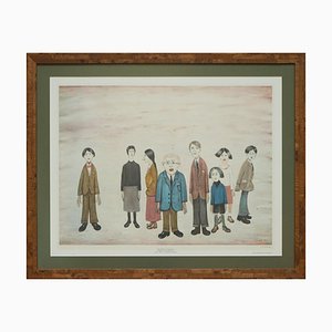 L.S. Lowry, His Family, 1972, Lithograph Print