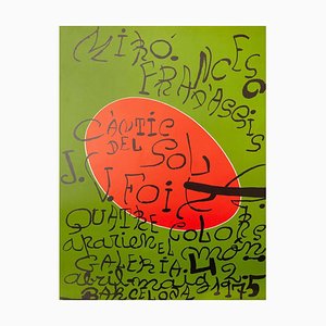 Affiche d'Exposition Expressionnisme Abstrait par Joan Miró, 1975