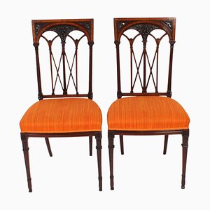 Set of Antique Sheraton Revival Side Chairs