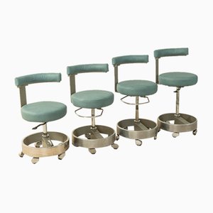 Vintage Swivel Chairs from Siemens, Set of 4