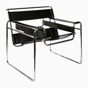 Mid-Century Wassily Chair by Marcel Breuer for Gavina