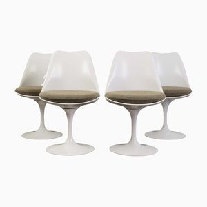 Tulip Chairs with Swivel Base by Eero Saarinen for Knoll Inc. / Knoll International, 2018, Set of 6