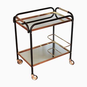 Mid-Century French Trolley in Metal, 1950s