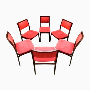 Chairs in the style of Ico Parisi, 1960s, Set of 6