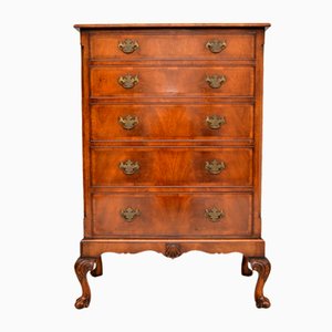 Antique Figured Walnut Chest of Drawers