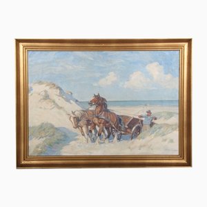 Børge Nyrop, Nymindegab, fine XIX secolo o inizio XX secolo, olio su tela