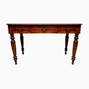 Viktorianischer Mahagoni Schreibtisch mit Schubladen von Heal & Son