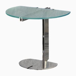 Auxiliary Table with Stainless Steel Structure by Jaime Tressera